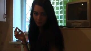 Cute girl is smearing shit on her body, ScatKings.com Scat Porn 7 ScatKings.com Scat Porn