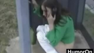Girl Shitting on Phone Boot Dog Sniff it, ScatKings.com Scat Porn 5 ScatKings.com Scat Porn