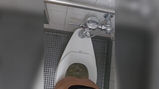 Girl pooping and farting on public toilet - video 2, ScatKings.com Scat Porn 20 ScatKings.com Scat Porn