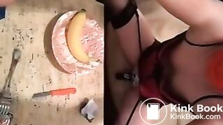 Scheiße mit Banane und Pudding gefressen, ScatKings.com Scat Porn 11 ScatKings.com Scat Porn