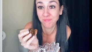 Stupid skinny bitch shits eats her shit and pukes, ScatKings.com Scat Porn 17 ScatKings.com Scat Porn