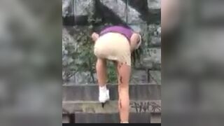 shit dripping down pantyhose in public, ScatKings.com Scat Porn 11 ScatKings.com Scat Porn